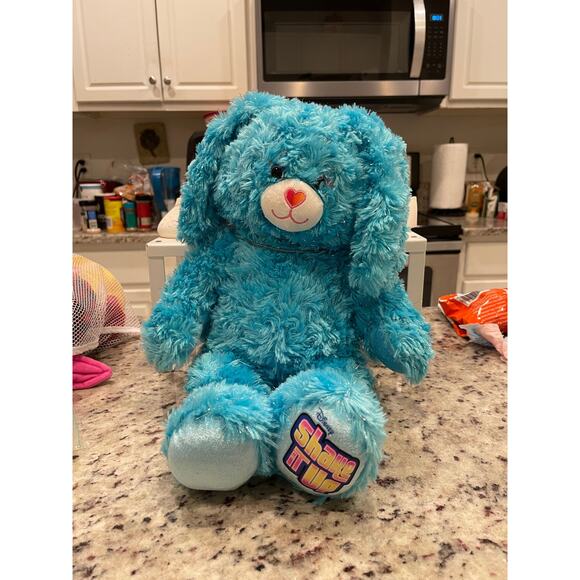 Disney Shake it Up Blue Curly Build a bear Rabbit with necklace Soft Cuddly 16" - Picture 4 of 4